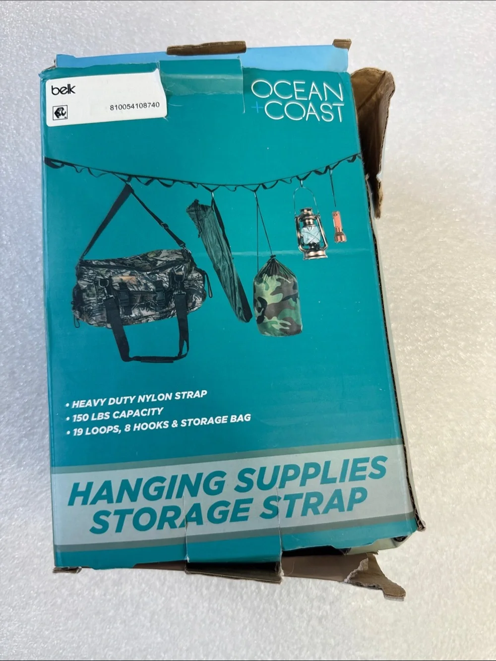 Hanging Supplies Storage Strap - Teal